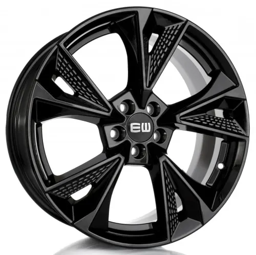 Jantă aliaj R17 negru Elite Wheels Luster — 5×112, ET45