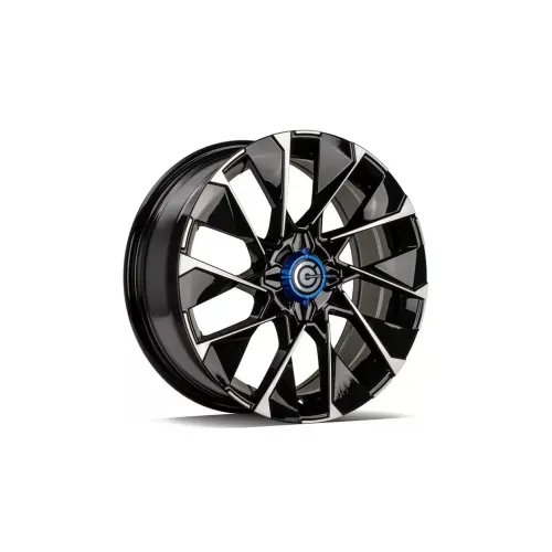 Jantă aliaj R16 negru față șlefuită Carbonado Rise — 4×100