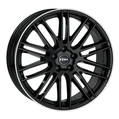 Jantă aliaj R18 negru față șlefuită RIAL Kibo — 5×112