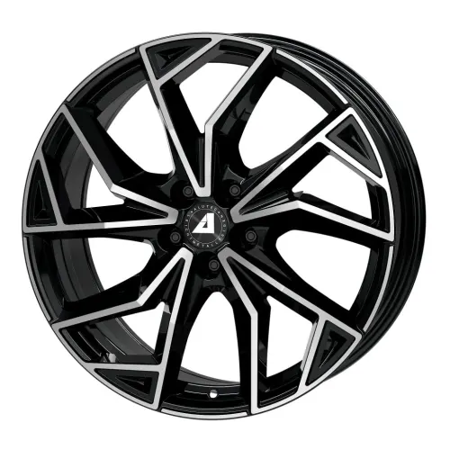 Jantă aliaj R17 negru față șlefuită ALUTEC ADX.02 — 5×114.3, ET50