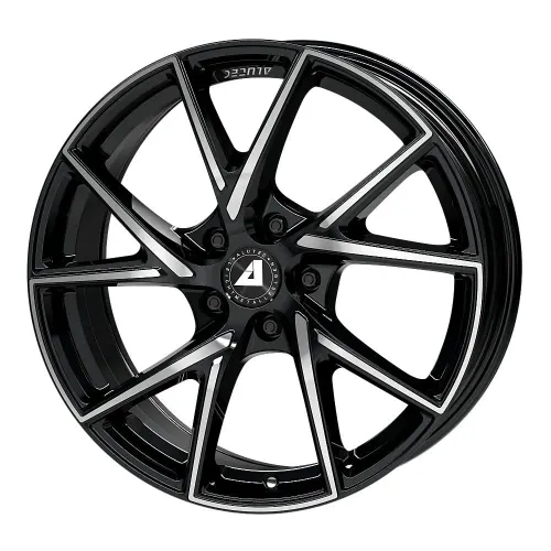 Jantă aliaj R18 negru față șlefuită ALUTEC ADX.01 — 5×114.3, ET50