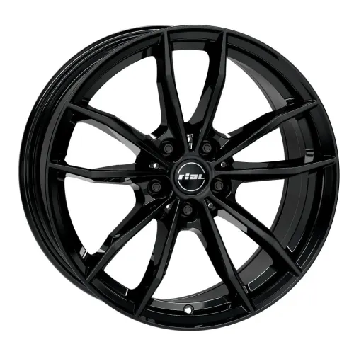 Jantă aliaj R18 negru față șlefuită RIAL X12 — 5×112, ET25