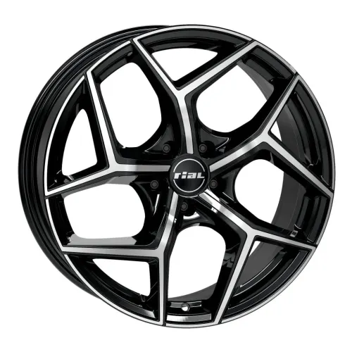 Jantă aliaj R18 negru față șlefuită RIAL Salento — 5×114.3