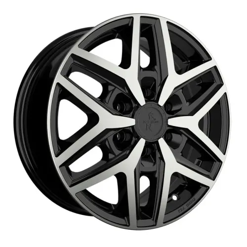 Jantă aliaj R16 negru față șlefuită Keskin Tuning Kt C1-6L — 6×130