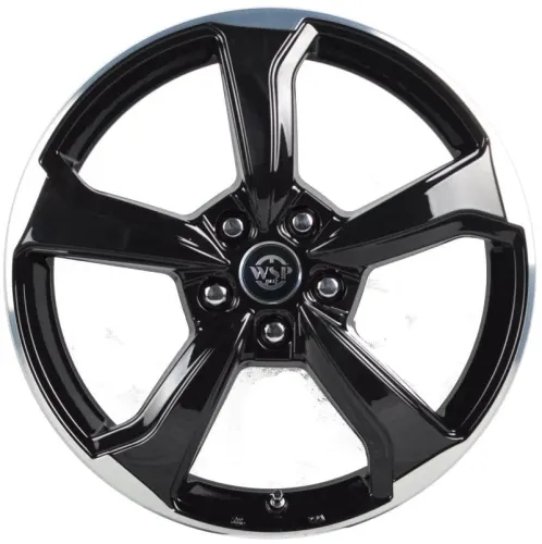 Jantă aliaj R18 negru față șlefuită WSP Design Italy WD005 Formentera — 5×112