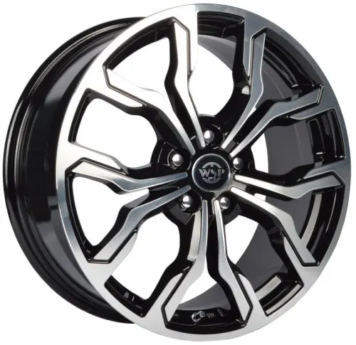 Jantă aliaj R18 negru față șlefuită WSP Design Italy WD002 New York — 5×112, ET40