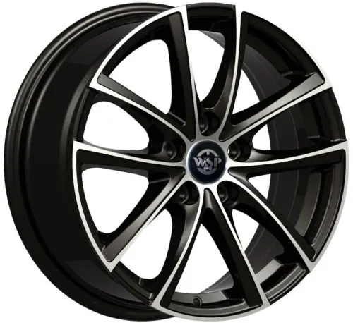 Jantă aliaj R17 negru față șlefuită WSP Design Italy WD001 Praslin — 5×112, ET47