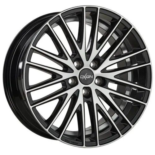 Jantă aliaj R17 negru față șlefuită Oxigin 19 Oxspoke — 5×108