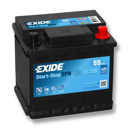 Acumulator Start-Stop EFB 55 Ah Exide 540 A Pornire