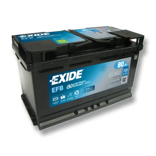 Acumulator Start-Stop EFB 80 Ah Exide 800 A Pornire