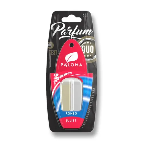 Odorizant auto Paloma Parfum Duo Romeo/Juliet 2×3ml