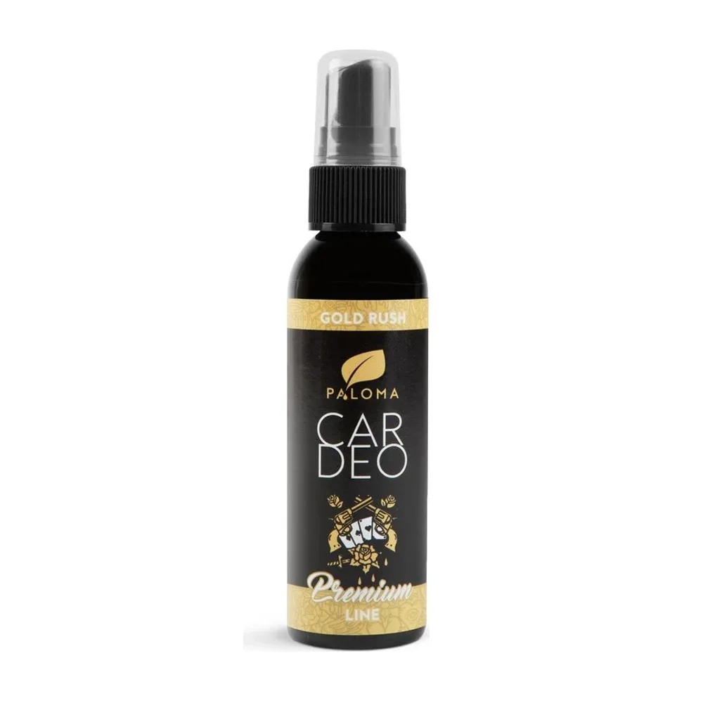 Odorizant auto Paloma Car Deo Spray Premium Gold Rush 65ml