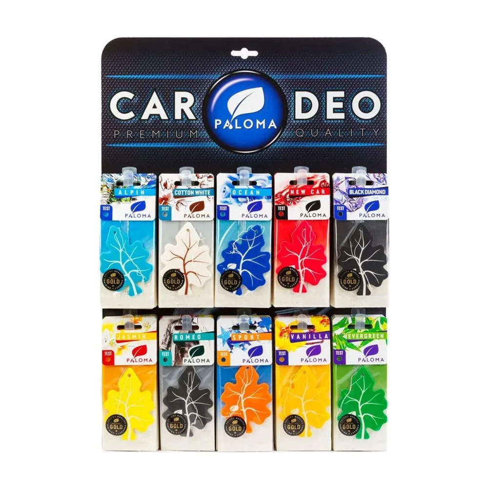 Odorizant auto Paloma Gold Display 9DSP
