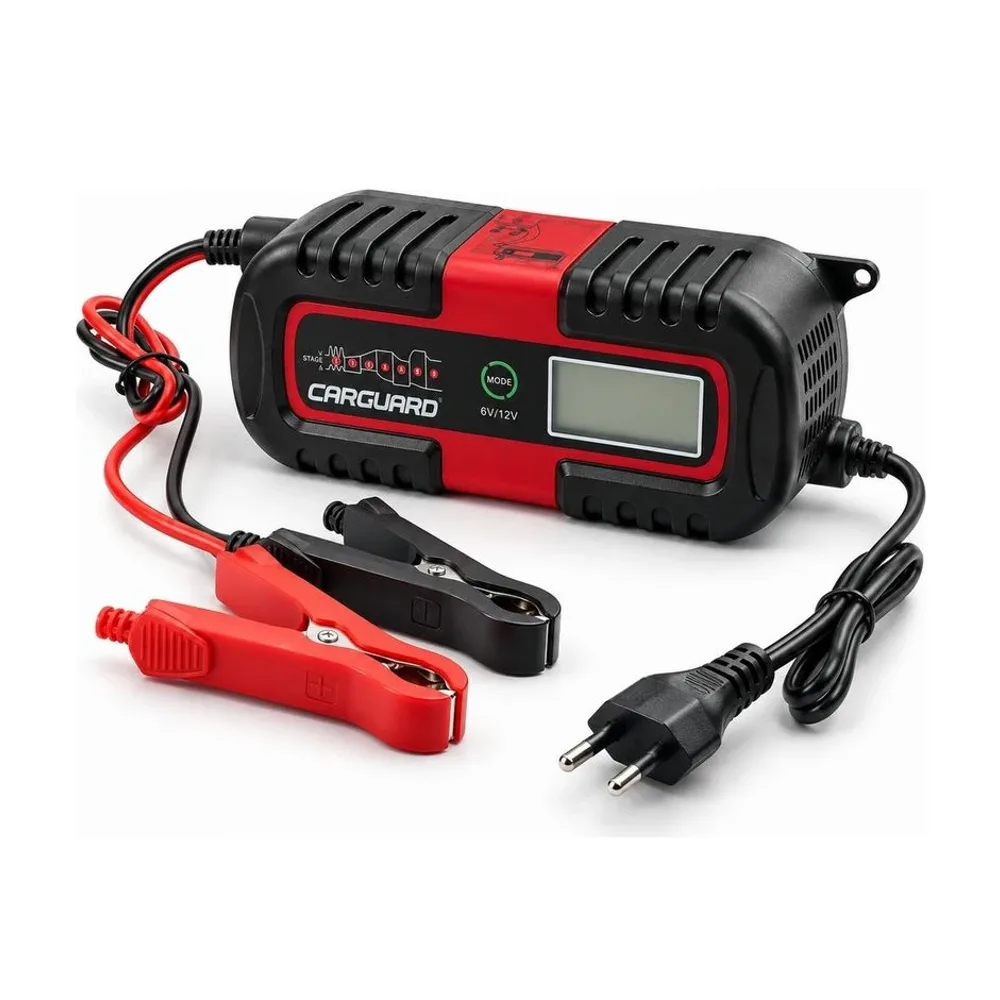 Redresor auto inteligent 6V/12V/12,8V, max. 6A Carguard