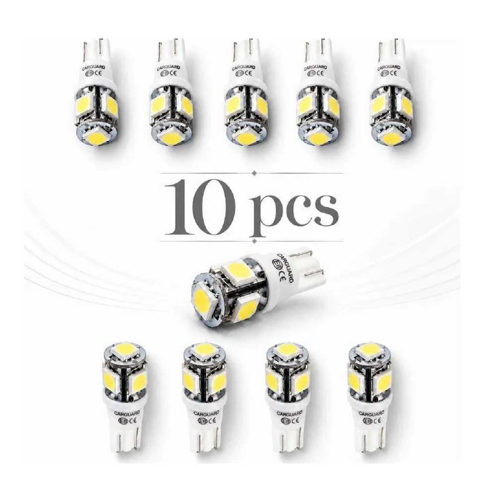 Pachet 10 Leduri auto de pozitie T10 1.25 W Carguard