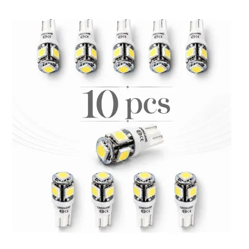 Pachet 10 Leduri auto de pozitie T10 1.25 W Carguard
