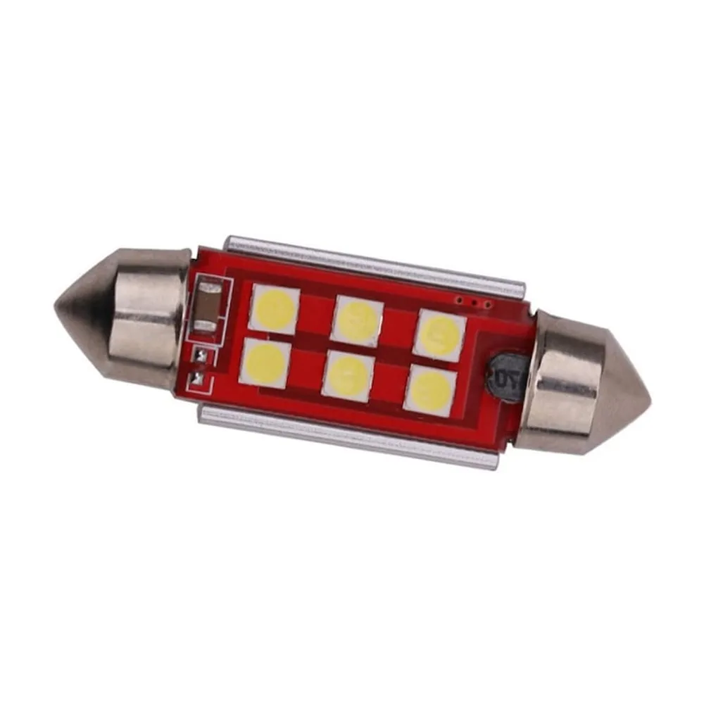Pachet 10 Leduri auto Sofit 41mm 1.5 W Carguard