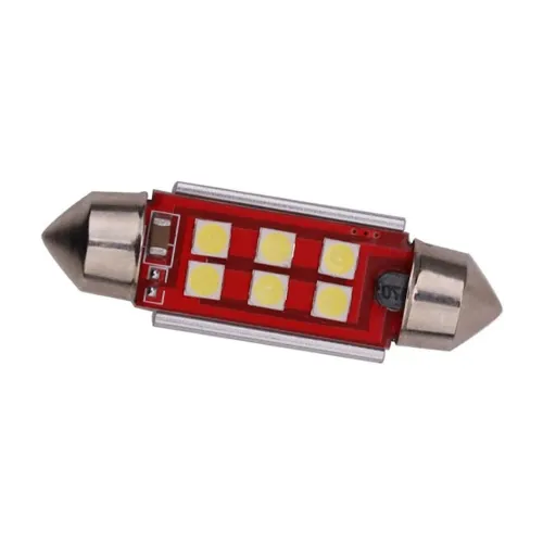 Pachet 10 Leduri auto Sofit 41mm 1.5 W Carguard