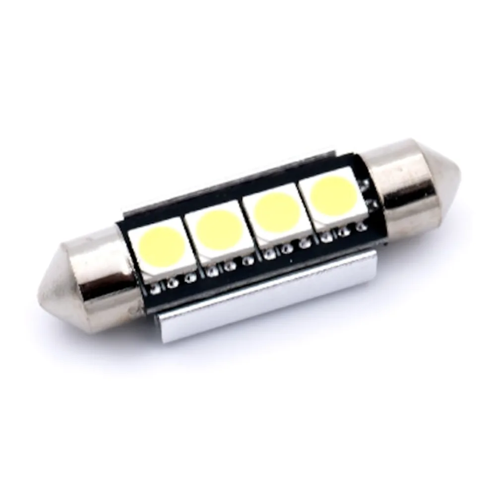 Pachet 10 Leduri auto sofit 39mm 3W can-bus Carguard