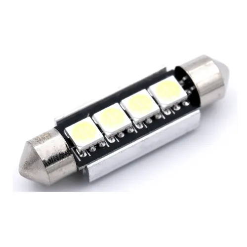 Pachet 10 Leduri auto Sofit 41mm 3W can-bus Carguard