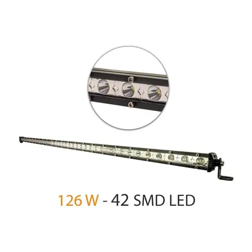 Bară Led Auto Off Road - 126W - 42 SMD LED Carguard