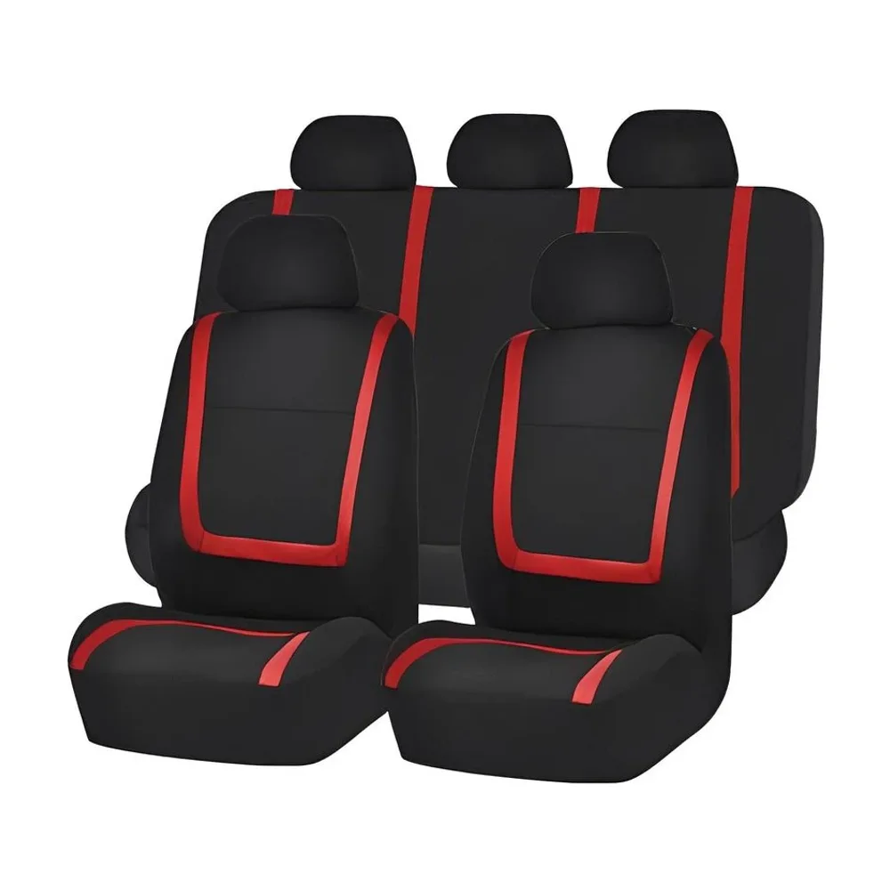 Huse universale pentru scaune auto - roșii Carguard