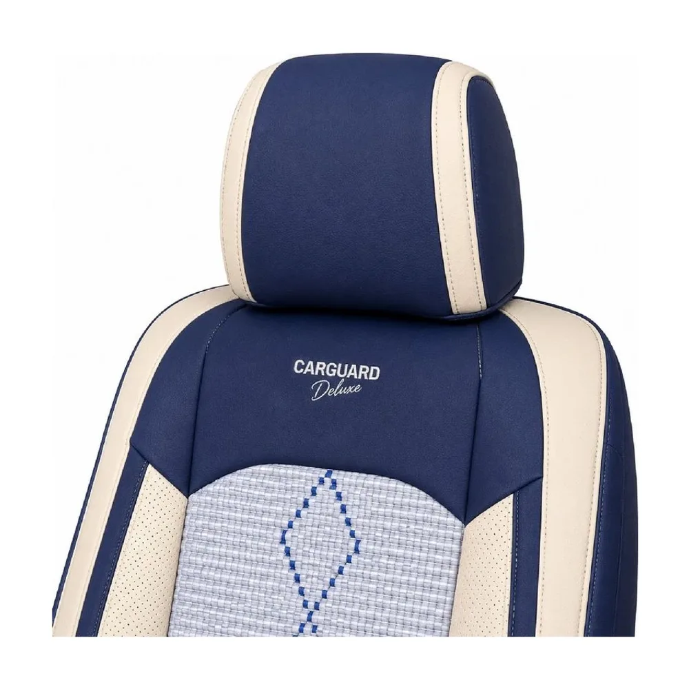 Detaliu — eticheta Carguard și textura materialului