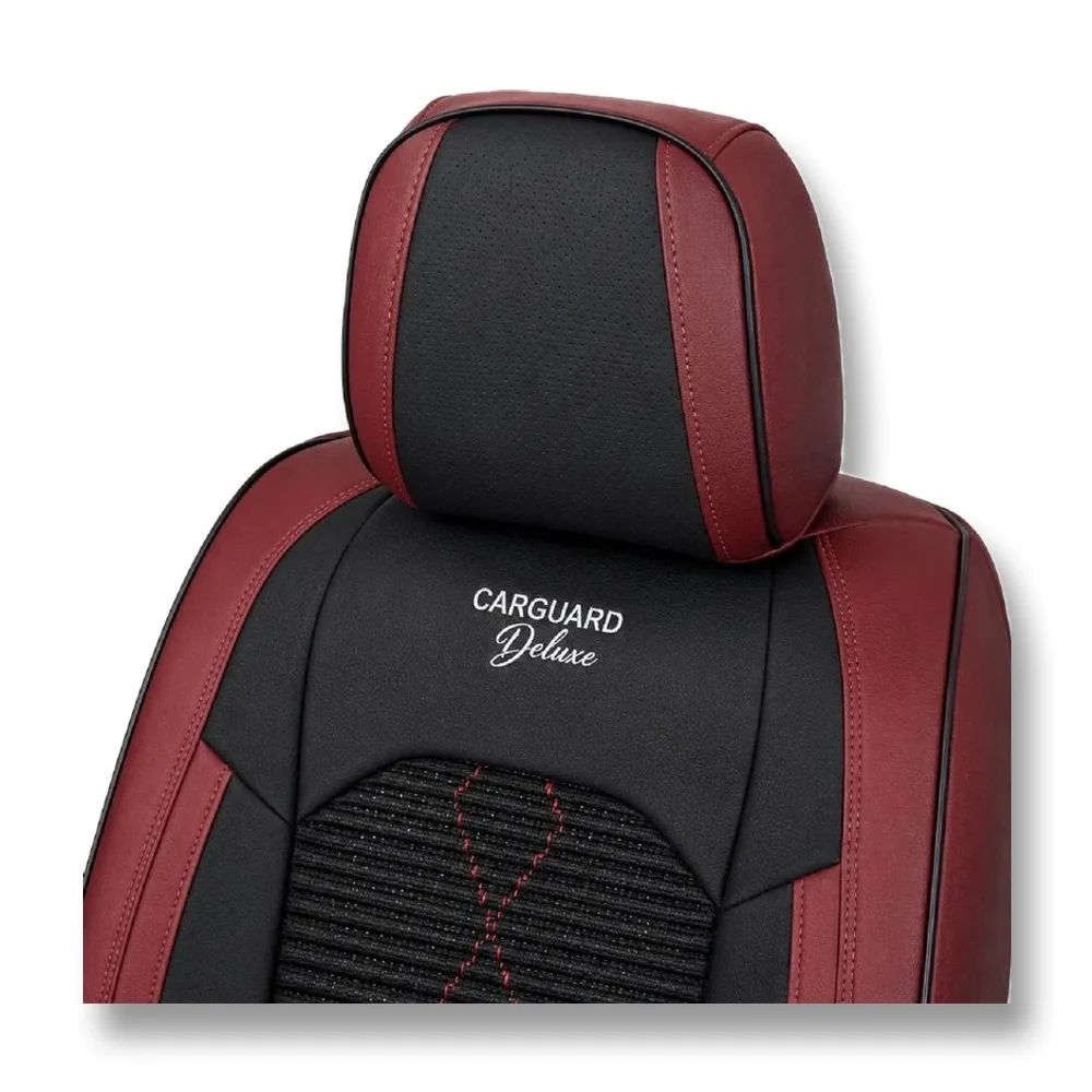 Detaliu — eticheta Carguard și textura materialului