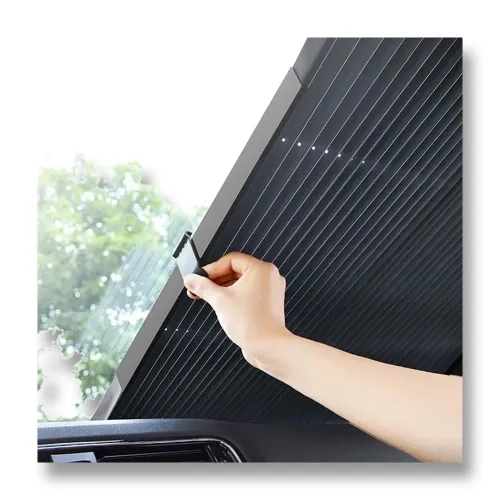 Parasolar auto retractabil 150×70cm Carguard