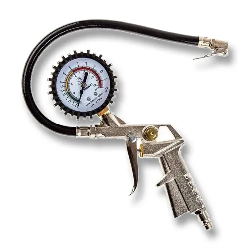 Pistol pneumatic de umflat cu manometru, presiune maximă 12 BAR, conexiune 1/4" Carguard