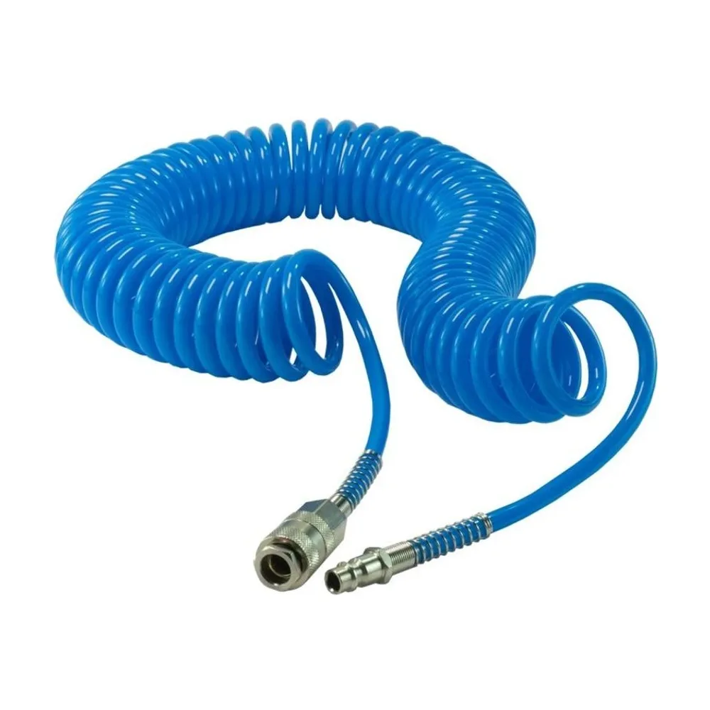 Furtun pneumatic spiralat PU 5×8 mm, 10 m Carguard