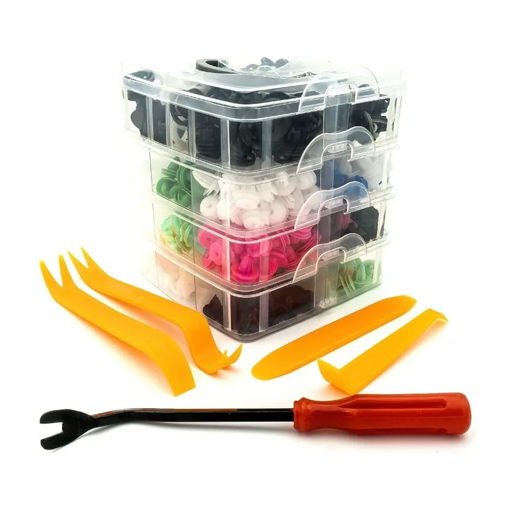 Set 470 buc cleme din plastic + 5 unelte Carguard