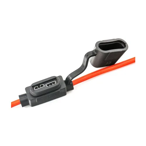 Set suport siguranță auto tip Midi (19×13mm) etanșe - 5 buc – cablu 23 cm cupru 1 mm² – max 20A Carguard
