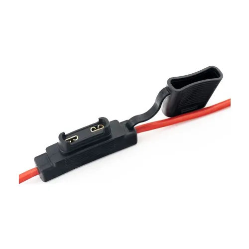 Set suport siguranță auto tip Maxi (30×34mm) etanșe - 5 buc - – cablu 30 cm cupru – max 40A Carguard