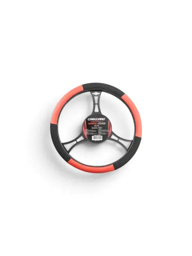 Husă Volan Carguard Ø38 cm, Negru-Roșu