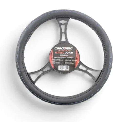 Husă Volan Carguard Ø38 cm, Negru-Albastru