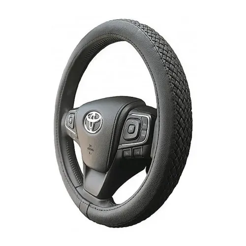 Husă volan auto - Negru - Carmax