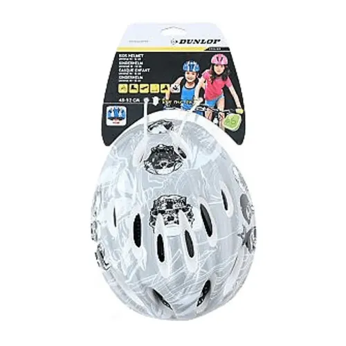 Casca bicicleta pentru copii 48-52cm alb Dunlop
