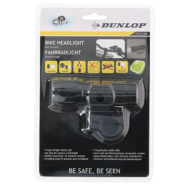 Far aluminiu cu 9 led Dunlop
