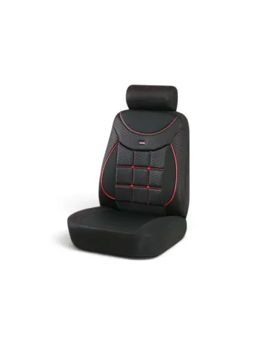 Huse Scaun Otom Black/Red Silver 609
