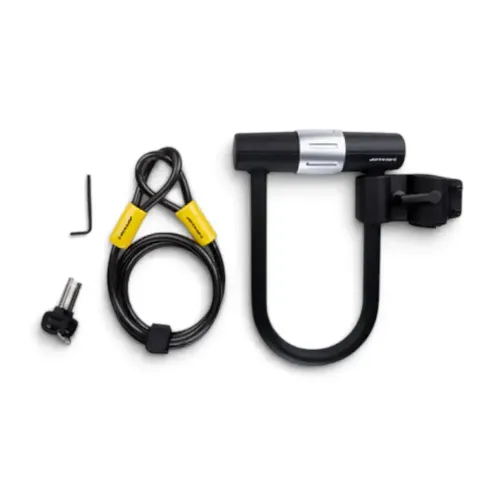 Cadru Antifurt Bicicleta Dunlop cu Cablu 120cm