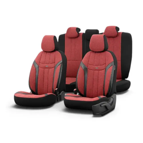Huse Scaun Swan Design Otom Rosu