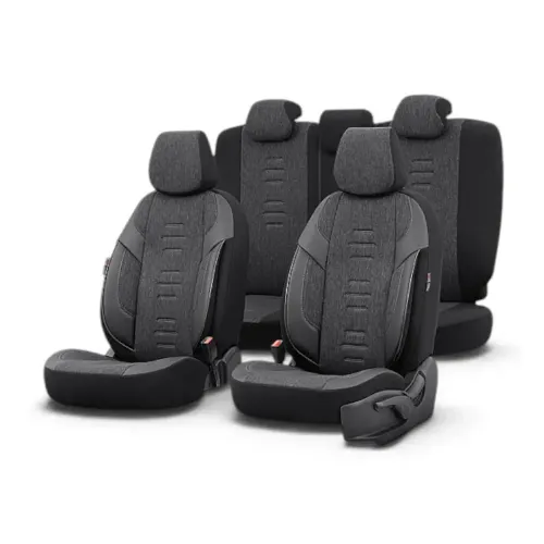 Huse Scaun Throne Negru Otom Smoked