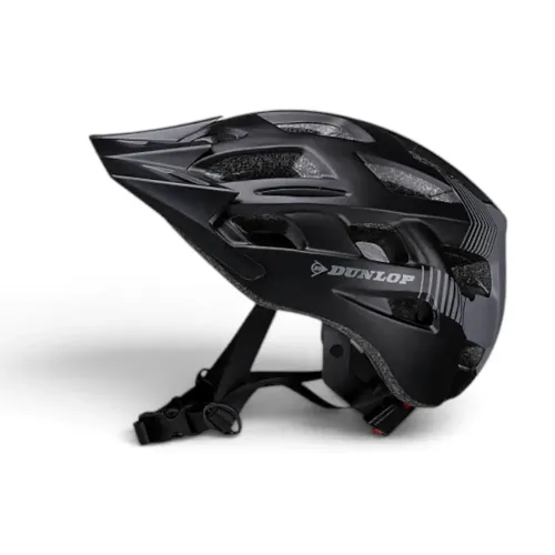Casca Bicicleta L 58-61cm Dunlop cu LED Negru