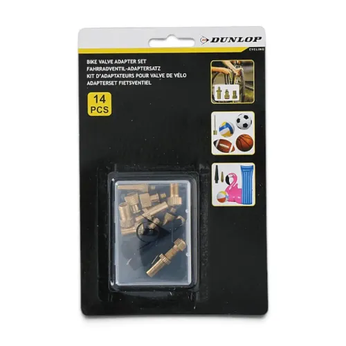 Set Accesorii Valva Bicicleta Dunlop 14buc