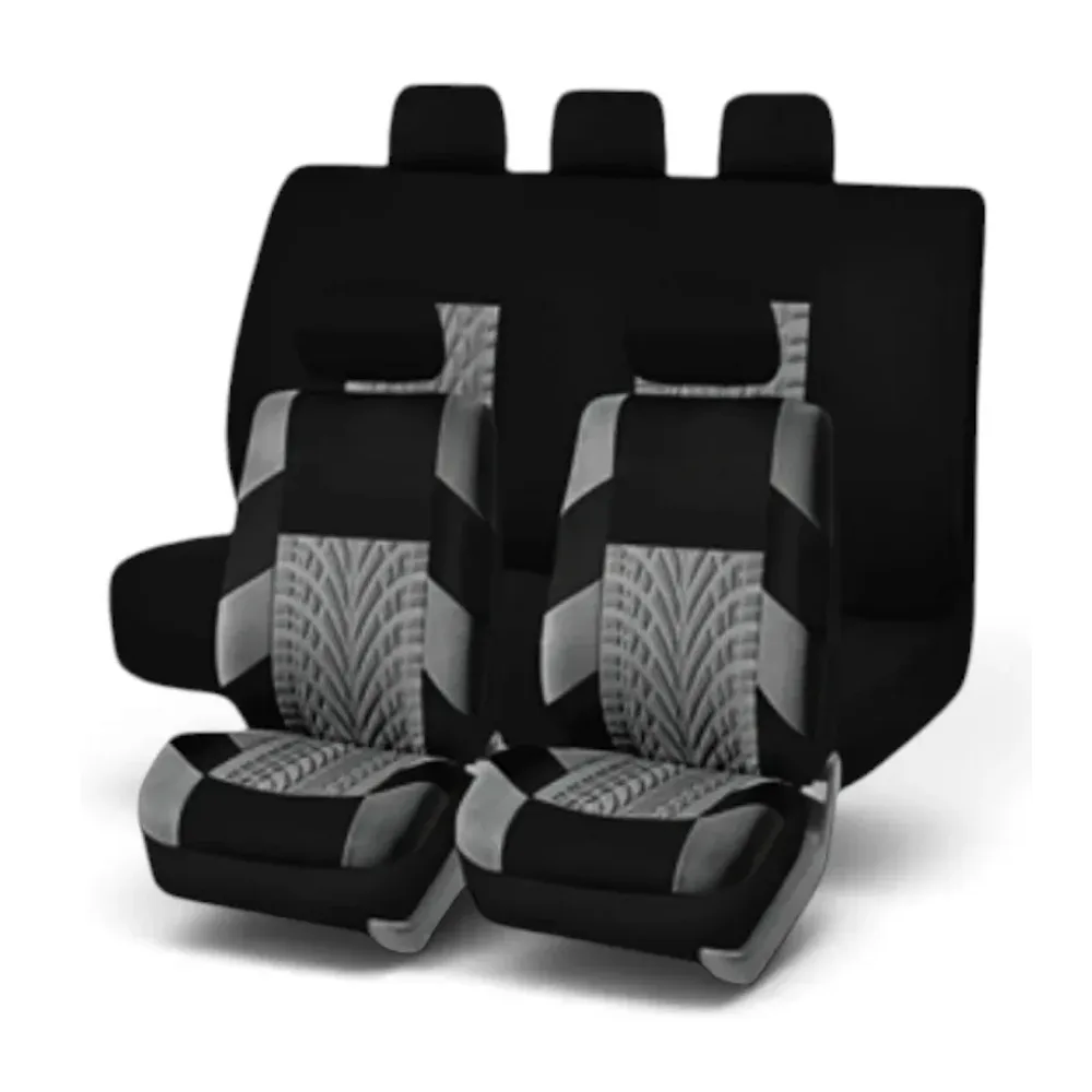 Set Huse Scaun Negru-Gri Carmax Amprenta Anvelope