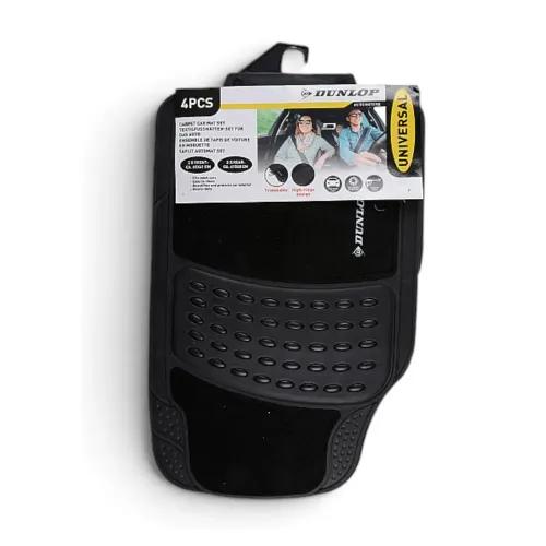 Set Covoras Auto Dunlop 4 buc Pvc-Decupabil Universal