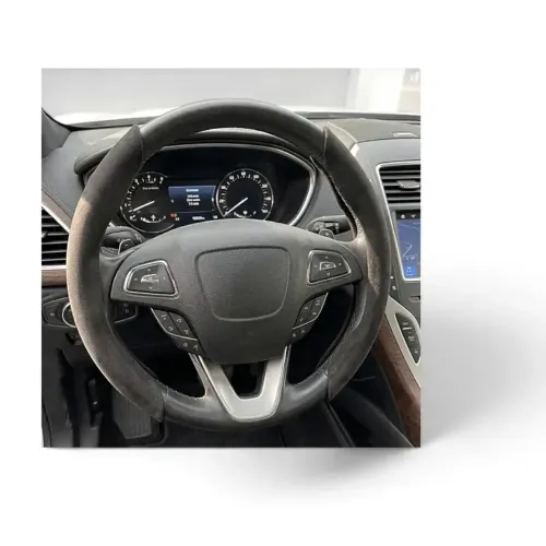 Husa Volan Auto Carmax 2buc Alcantara Negru