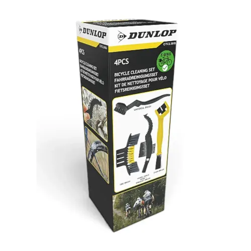 Set Perii Dunlop 4buc Curatare Bicicleta/E-Bike