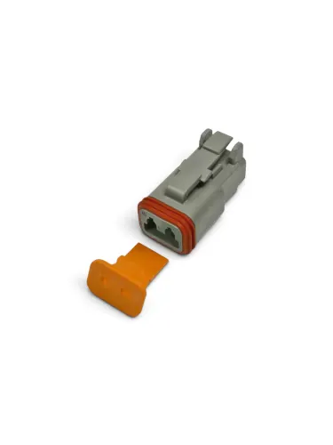 Mufa conector fisa tata cu 2 pini -mama, tip Deutsch DT06-2S / WTY DS M05 Fristom